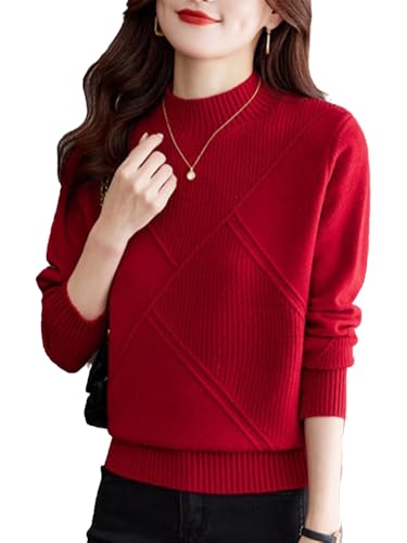 VGSAPRLEY ���f�B�[�X �n�C�l�b�N�Z�[�^�[ �j�b�g �H�~ ������� ���ꂢ�� �g�b�v�X ���� ���n �v���I�[�o�[ �~ ���f�B�[�X�t�@�b�V�����t���[�T�C�Y VG32 (���b�h)