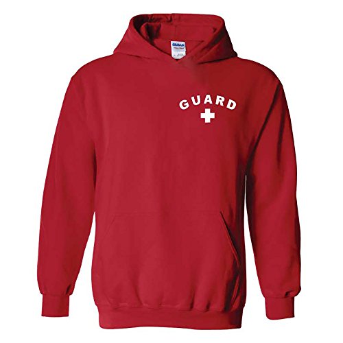 Guard Hooded Sweatshirt, Red