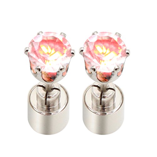 Led Earrings Studs Light Up Flashing Earrings for Hallowmas Christmas Thanksgiving, Glowing Bright