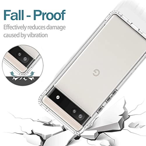 Coque Google Pixel 6A antichoc transparente avec verre GX7AS - 7