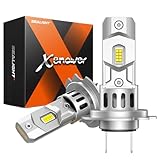 SEALIGHT H7 LED Bulbs, 24,000LM 700% Super Brightness 6500K Cool White, 1:1 Mini Size, H7 LED Replacement Light with Cooling Fan, Plug and Play, Pack of 2
