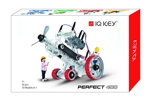 IQ Key Perfect 400  STEM Educational Assembly Toy Kits, Creative Construction Engineering Builder Set for Kids [10 Models]