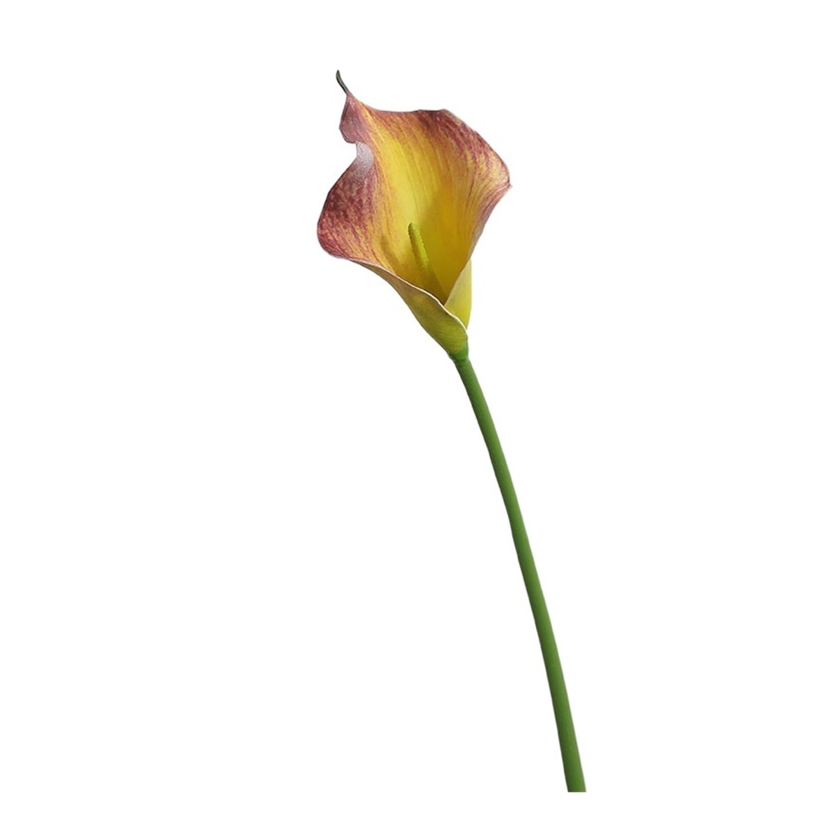 Casetlong 10Pcs Artificial Flowers Wedding Table Decor Bouquet Fake Home Room Party Flower Arrangement(52cm sunset)
