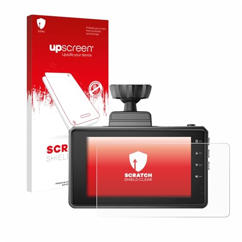 upscreen Scratch Shield Screen Protector compatible with Nanocam M27 - HD-Clear, Anti-Fingerprint