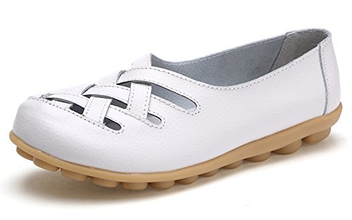 Image of VenusCelia Women's Braided-Nests Walking Flat Loafer
