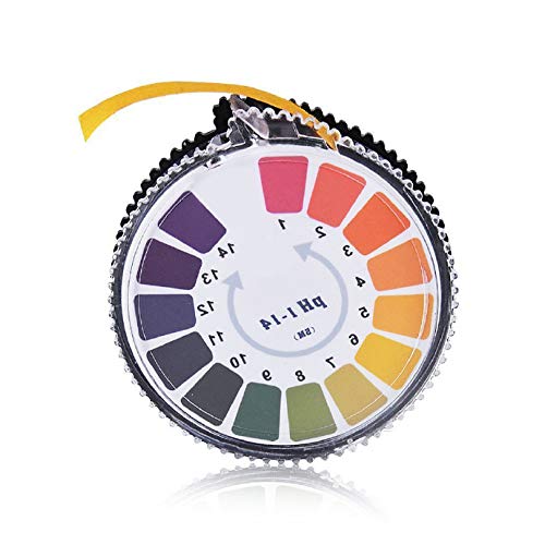 1Piezas 5 Metros Indicador de PH 1-14 Tornasol Test Papel Tira Rollo Cover