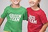 Blue Team Colours - Kids T-Shirt - Sports Day Team School Tee 7-8 Years Blue #3