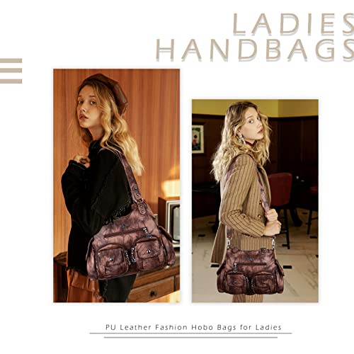 Bolso Hobo para Mujer en Piel Sintética Suave miniatura 7