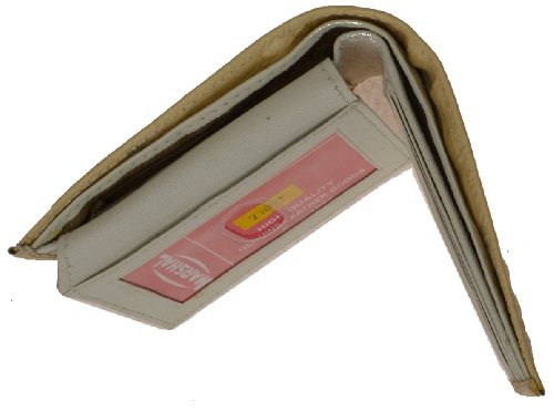 Crocodile Skin Design Genuine Leather Bi-fold Men's Wallet with Picture Inserts4