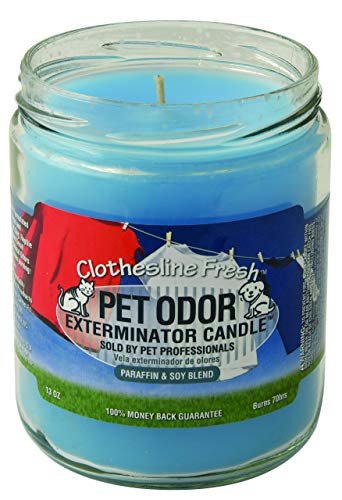 Image of Pet Odor Exterminator Candle Clothesline Fresh Jar (13 oz)