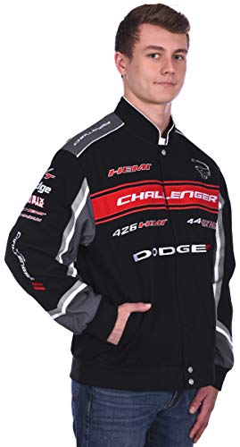 JH DESIGN GROUP Men's Dodge Challenger Embroidered Cotton Twill Jacket2