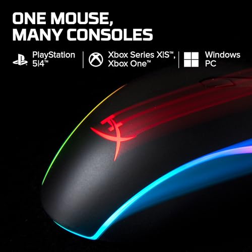 Pulsefire Surge, Mouse Gaming Cablato, Illuminazione RGB, 6 Tasti Programmabili, Fino a 16000 DPI, Resistenza fino a 50 Milioni di Clic, 3 Dispositivi Collegabili, Nero - Mouse gaming - Immagine 6