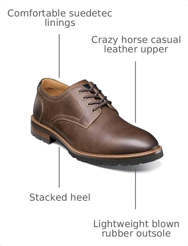 Image of Florsheim Men's, Renegade Plain Toe Oxford