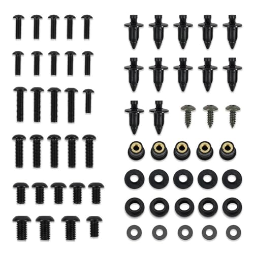 Kit de tornillos de carenado para CBR1000RR 2006 2007 en acero inoxidable negro