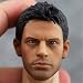 HiPlay 1/6 Scale Male Figure Head Sculpt Series, Handsome Men Tough Guy , Doll Head for 12" Action Figure Phicen, TBLeague, HT (HP04)