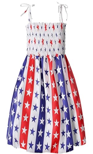 Image of SANGTREE Girls' Women's Summer Sundress Casual Smocked Floral Beach Holiday Dress, 18 Month - XL