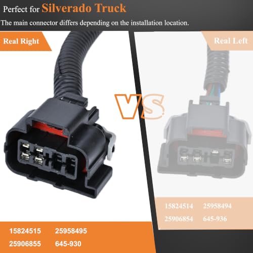 Tail Light Wiring Harness 645-930 Right Passenger Side 2007-2014 Chevy Silverado by PANNUOSCS - Used condition - Image 5