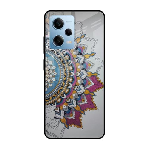 Image of SmashItUp Pattern | Abstract | Unique Design Designer Printed TPU Metal Case Mobile Back Cover for Redmi Note 12 Pro 5G