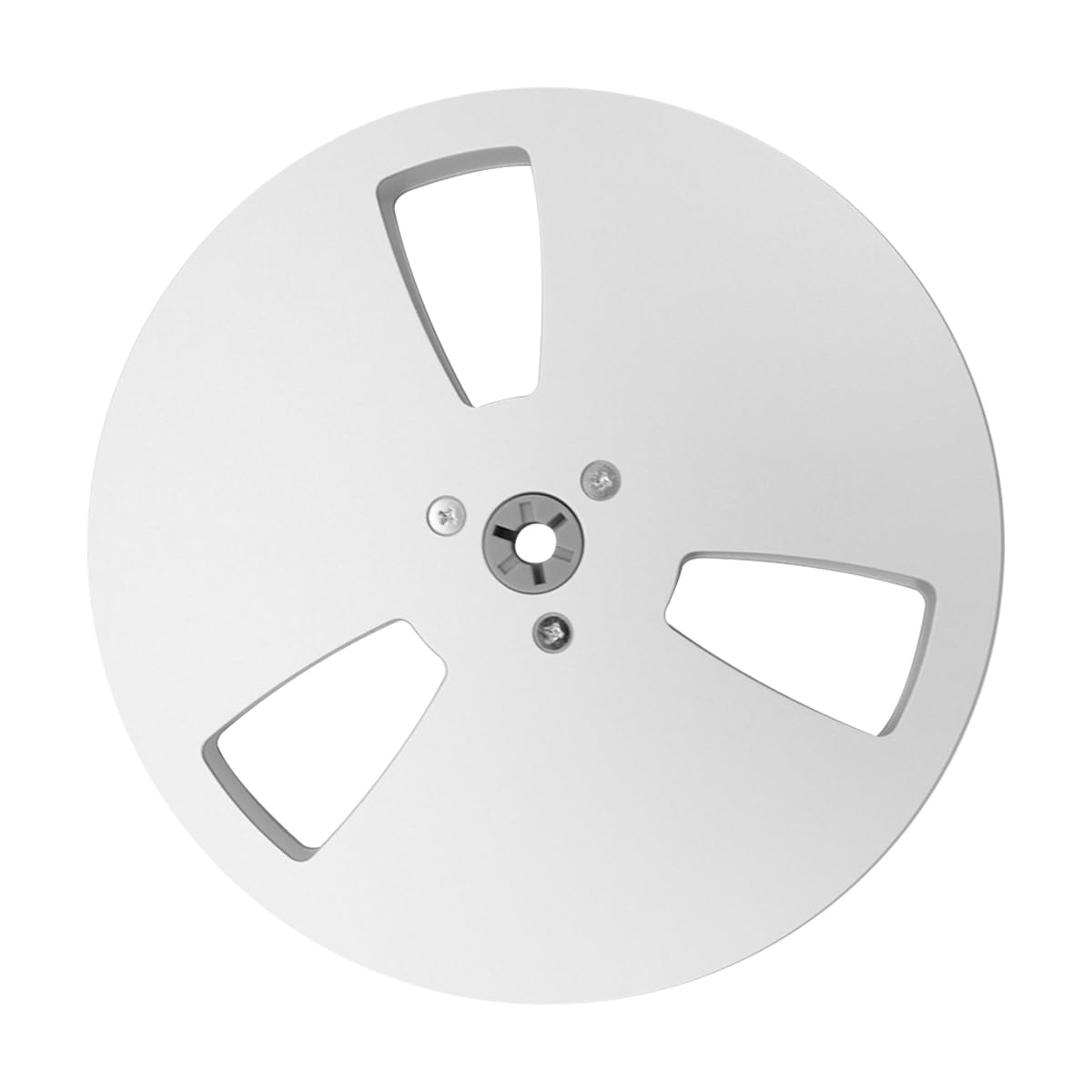 Nicear 1/4 7 Inch 3 Hole Tape Reel, Opening Universal Reel Replacement Machine Part Opener Empty Plate (Silver) - Image 3