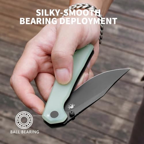 Image of Lancet Pocket Knife, Swedish 14C28N EDC Knife, G10 Folding Knives