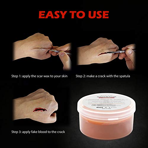 Halloween Sangue Finto Liquido 120 ml e Cera per