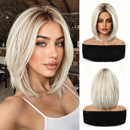 HtrAM-2461 Hair Replacement Summer Wig For Women, Short Hair, Full