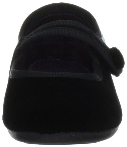 Ballerines fille velours noir Cienta 500075 en taille 35 à 40