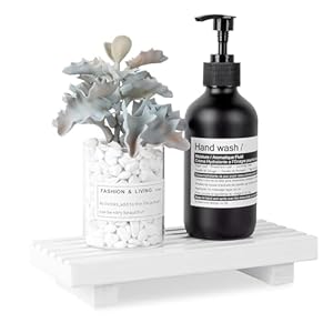 Zoocatia Kleines Holztablett für Badezimmer