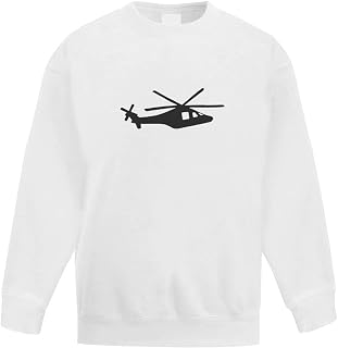 Azeeda 'Helicopter Silhouette' Kid's Sweatshirt/Jumper (14-15 Years) (KW00032718)