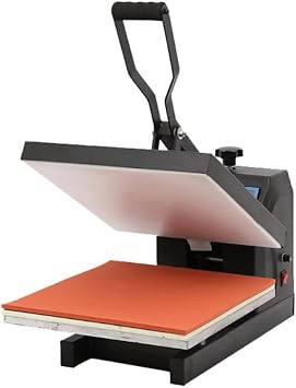 Pen Printer, 38x38cm High Pressure Heat Press Machine T-Shirt Printer Sublimation Printer Phone Case Puzzle Mouse Pad for Glass Rock, Large Clamshell Heat Press, High Pressure Heat Press Machine T-shirt Digital Control Heat Transfer 38*38cm