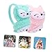 LIFKOME 2Pcs Earmuffs Warm Ear Covers for Winter Cute Fox Design Lightweight and Washable Cold Weather Ear Protection for Boys for Outdoor Activities