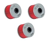 3 Pack K & N Motorcycle Performance Oil Filter Cartridge KN-113 Fits Honda CRF250 2019 2020 2021