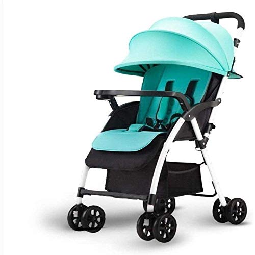 Buy Discount Baby Stroller Ultralight Portable Can Sit Reclining Shock Absorber Umbrella Baby Winter...