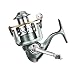 ROSE KULI Spinning Metal Spool Bait Casting Fishing Reel 12 Plus 1 Ball Bearings for Freshwater and Saltwater, 3000/4000 Series