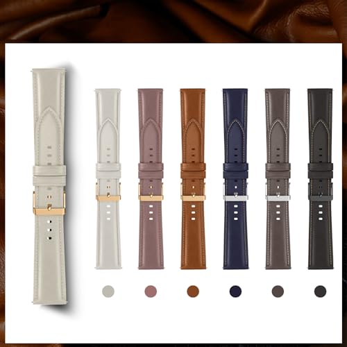 22mm Leather Watch Bands for Garmin Venu 4 45m/Venu 3 45mm/Venu 2/Active by ShinKin - Used condition - Image 6
