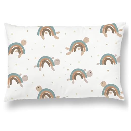 SUPERBE BEBE Cuscino per Bambini con Federa 33x45 cm in Cotone OEKO-TEX - 10 colori disponibili - Cuscino per Bambini per Sonnellini, Scuola Materna e Viaggi - Lavabile in Lavatrice - Ipoallergenico
