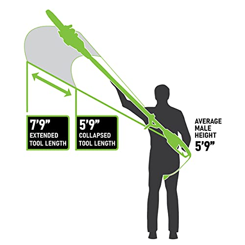 Earthwise 10-Inch 2-in-1 Pole Chainsaw