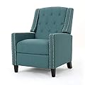 Izaak Tufted Back Fabric Recliner Chair (Dark Teal) from 