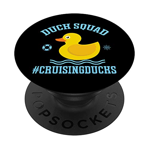 Cruising Squad Tshirt Duck Squad Rubber Ducks Cruise PopSockets Swappable PopGrip