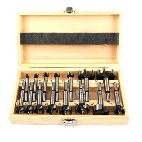 Ybaymy 15-Piece Forstner Drill Bit Set Cover