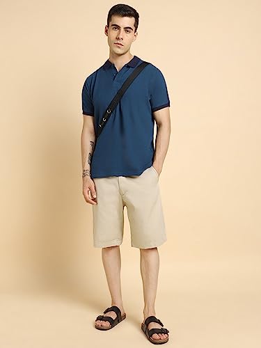 Image of Dennis Lingo - Solid Men's Cotton Polo Neck Regular Fit T-Shirt