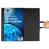Healthy Spirit Wheelchair Cushion, Black, 18 inch