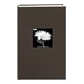 Fabric Frame Cover Photo Album 300 Pockets Hold 4x6 Photos, Warm Mocha