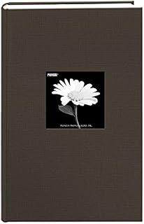 Fabric Frame Cover Photo Album 300 Pockets Hold 4x6 Photos, Warm Mocha
