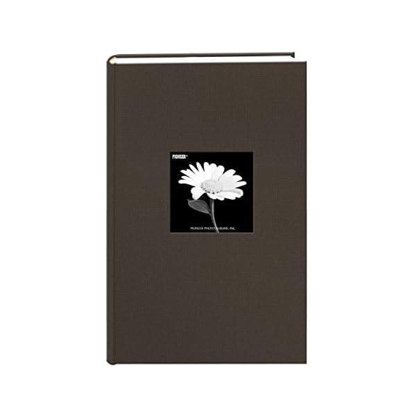 Fotoalbum mit Stoffrahmen, 300 Taschen, für 10 x 15 cm, warmes Mokka