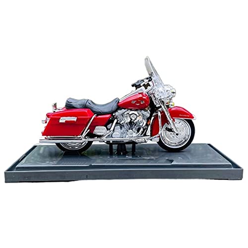 Modelo motocicleta Harley-Davidson Road King 1999 1:18 miniatura 6