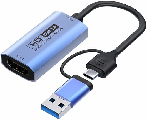 Z29C Hdmi/F Female To Usb-C/Type-C+Usb 3.0/M Male Hd Video Capture Card