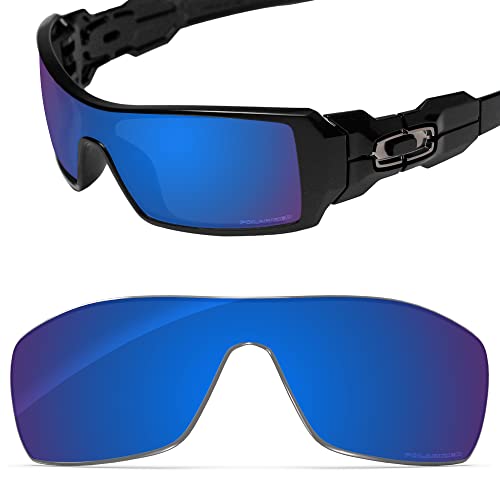 Image of Performance Replacement Lenses Compatible with Oakley Oil Rig, Polarized, UV Protection, Anti-Scratch