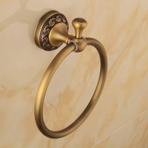 Anneau de serviette de bain en laiton brossé GZZ pour cuisine et salle de bain