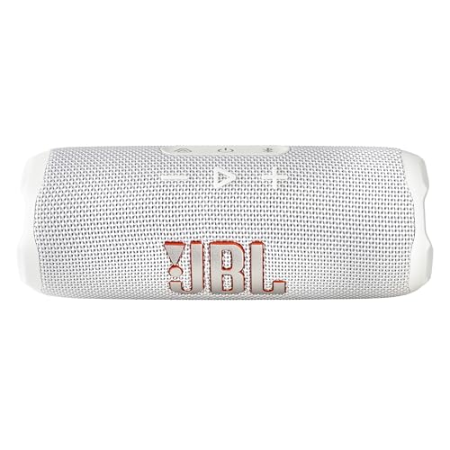 Image of JBL FLIP 7 (White) Waterproof Portable Speaker Bundle with X-Halo Hardcase (Black)